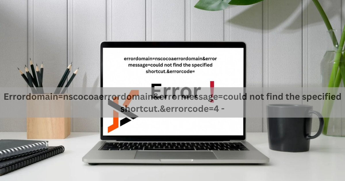 Errordomain=nscocoaerrordomain&errormessage=could not find the specified shortcut.&errorcode=4 -